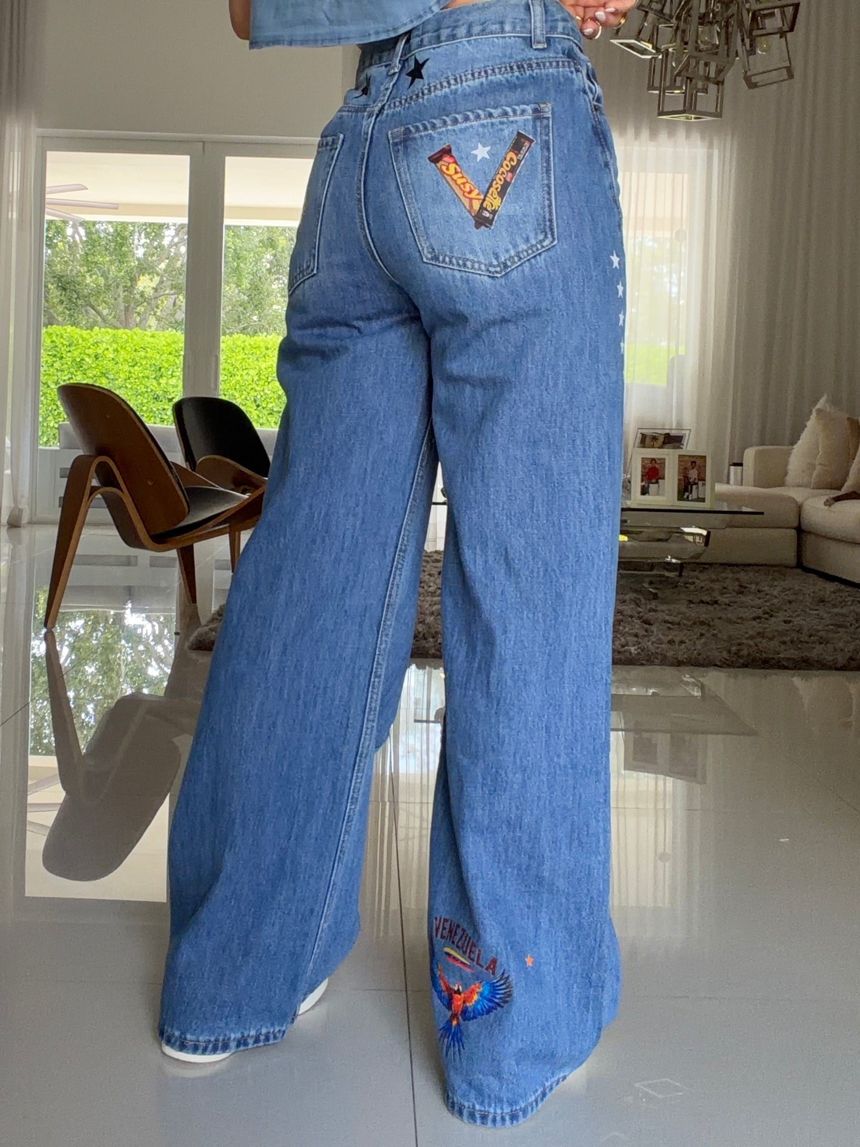 Jeans L8 sticker