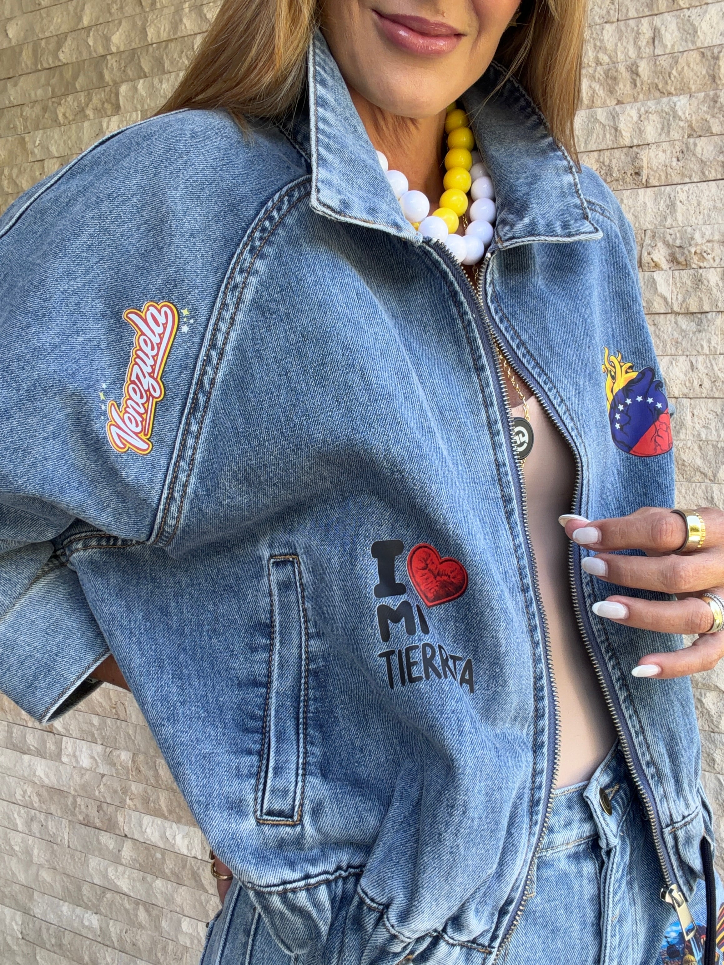 Jacket Denim Sticker