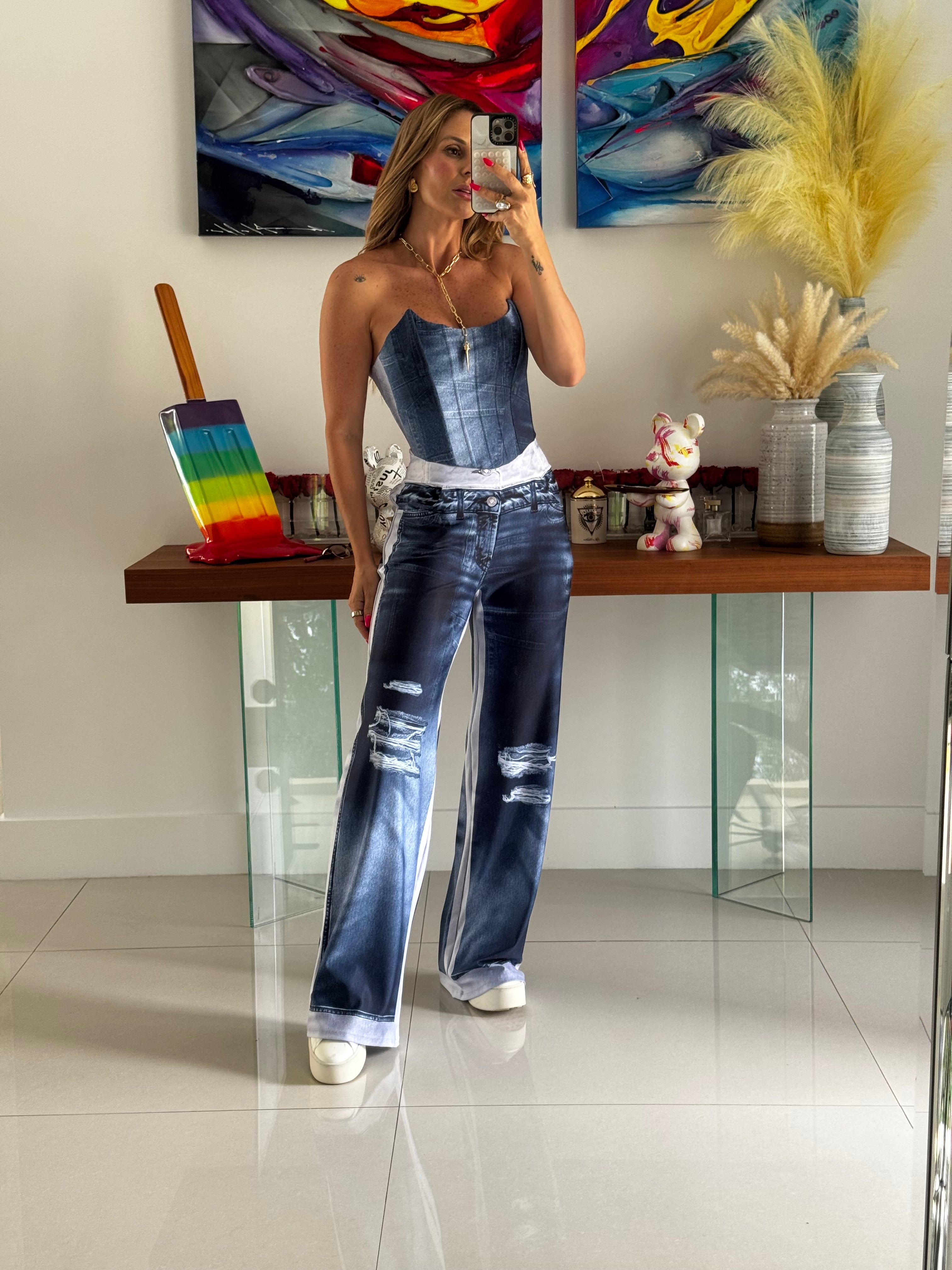 Set VSW Corset Denim 50