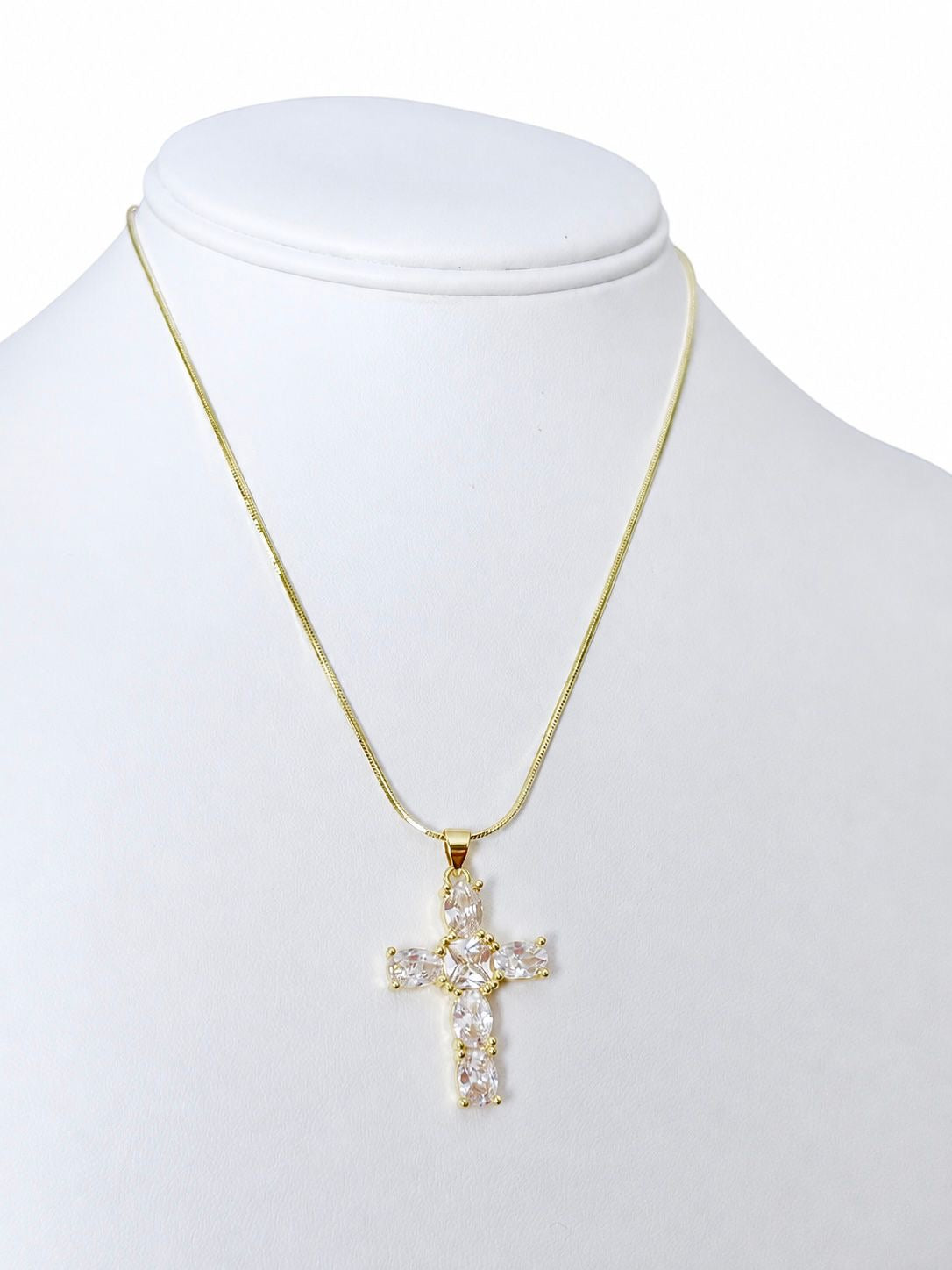 Radiant Cross Necklace