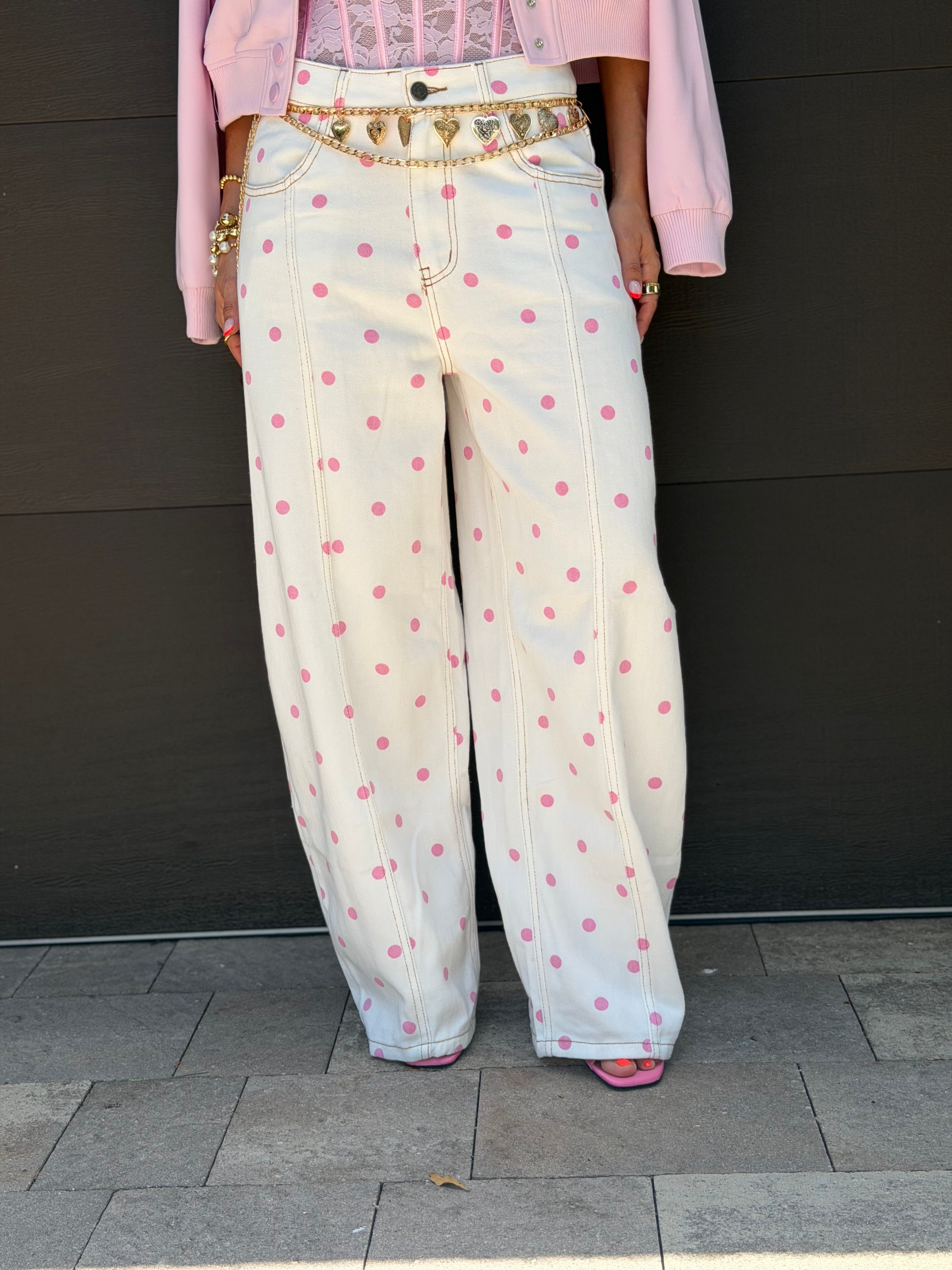 Jeans Polka Navy