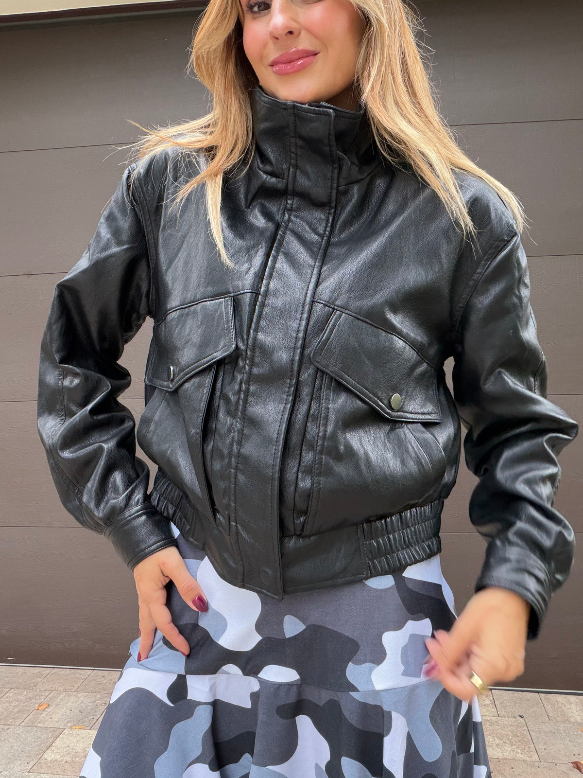 Jacket Cuero Viral