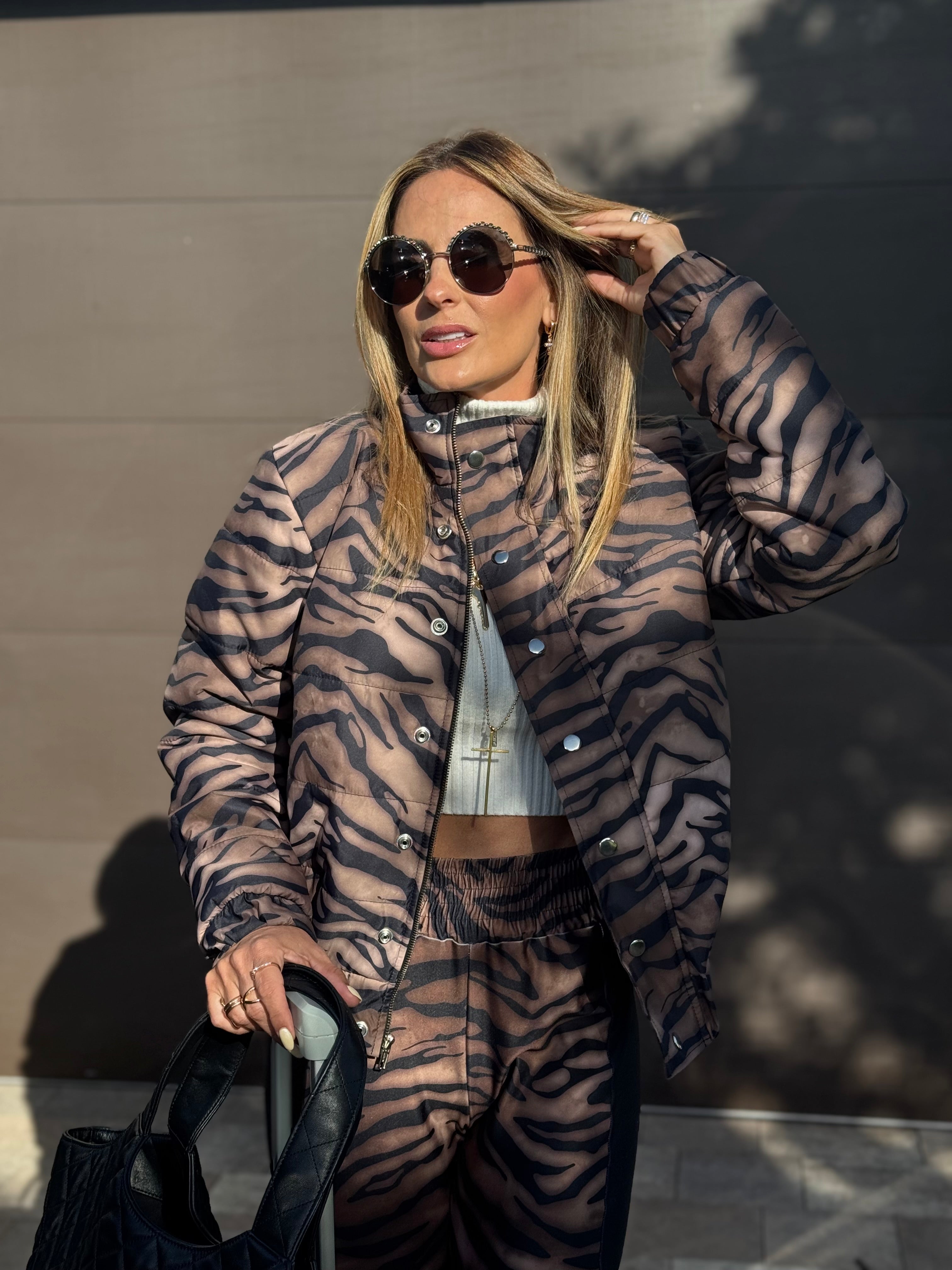 Jacket VSW Puffer Zebra