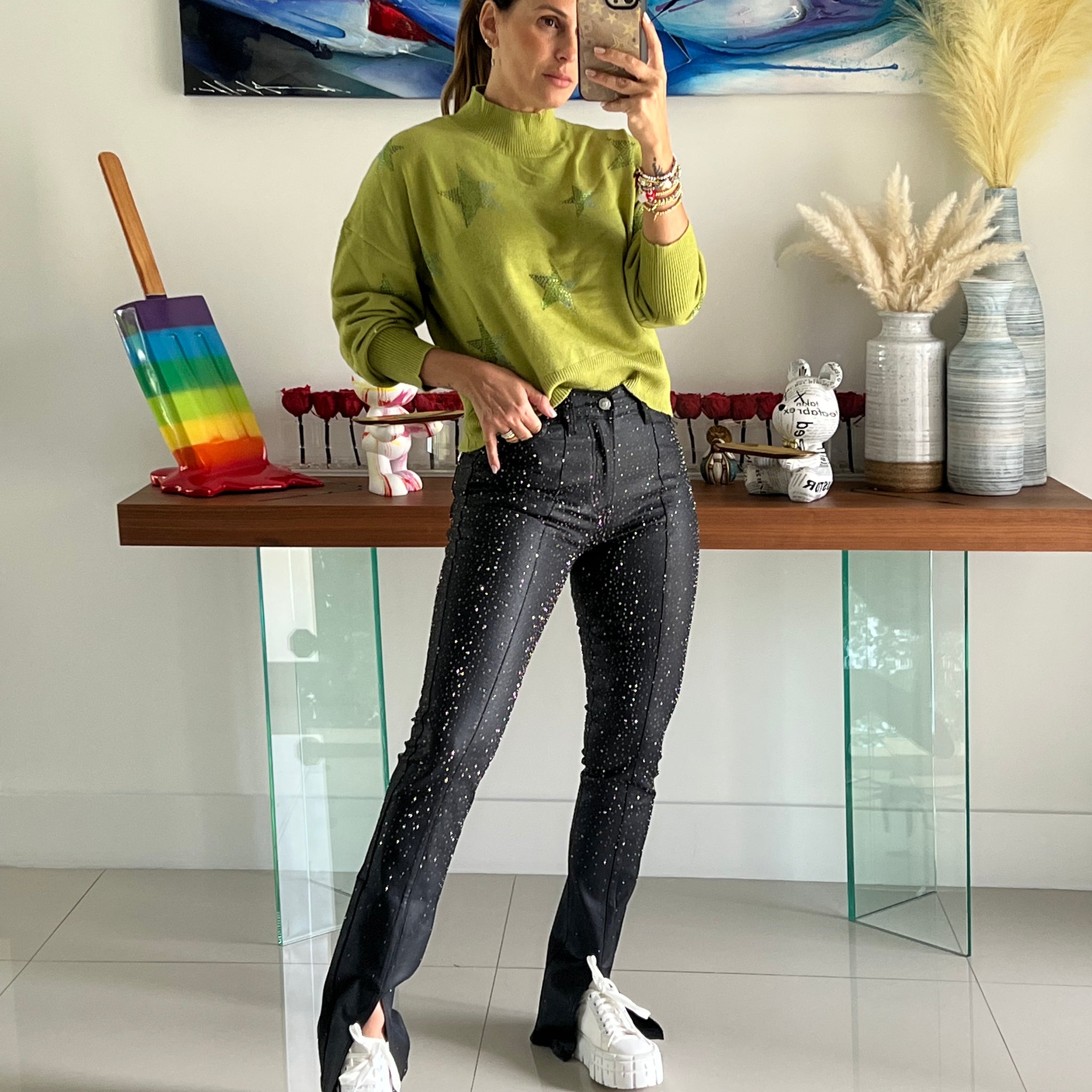 Pant Black Shinne