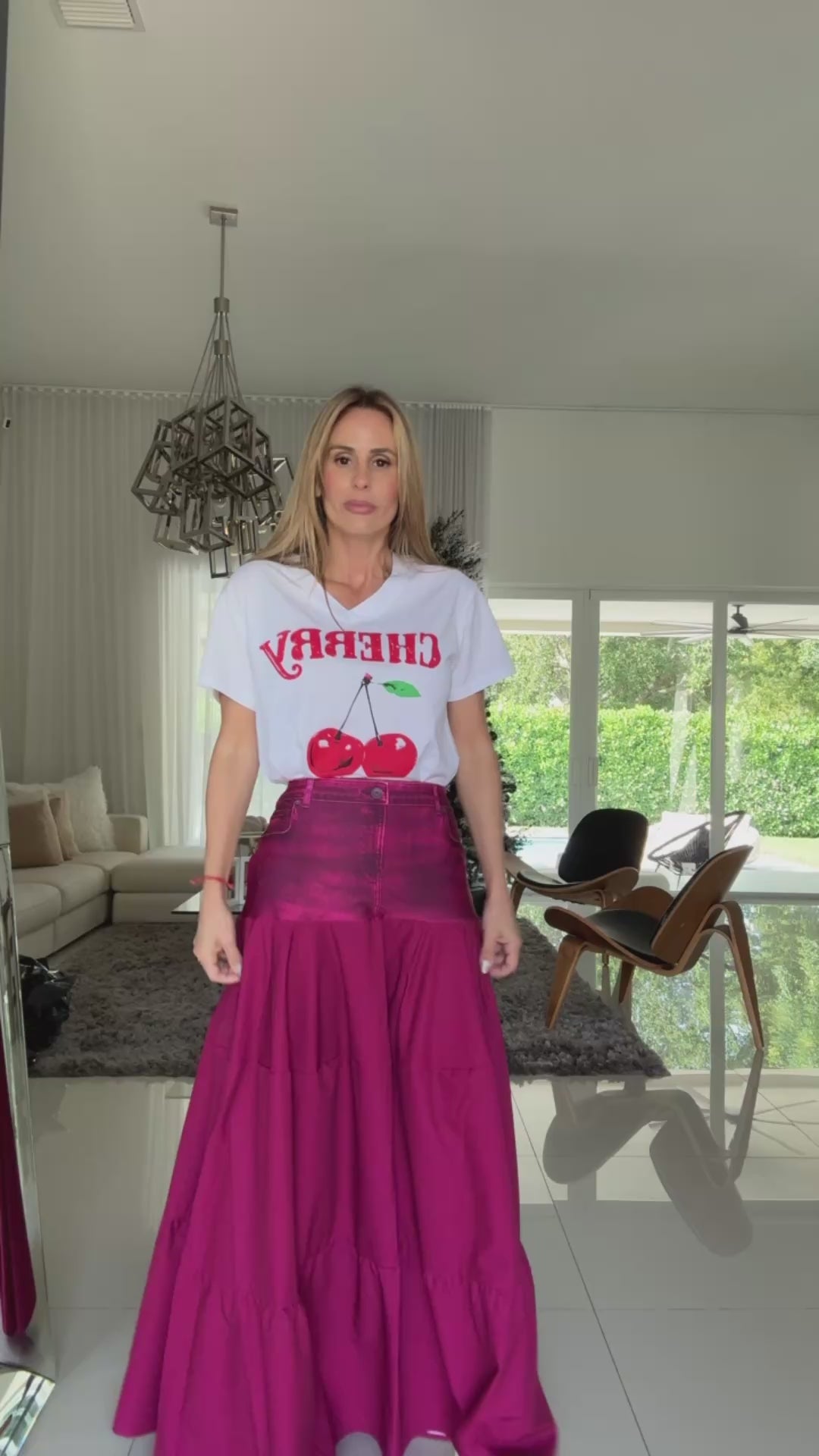 T-Shirt Cherry V