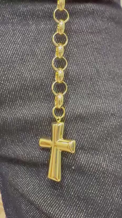 Belt Gold Cross