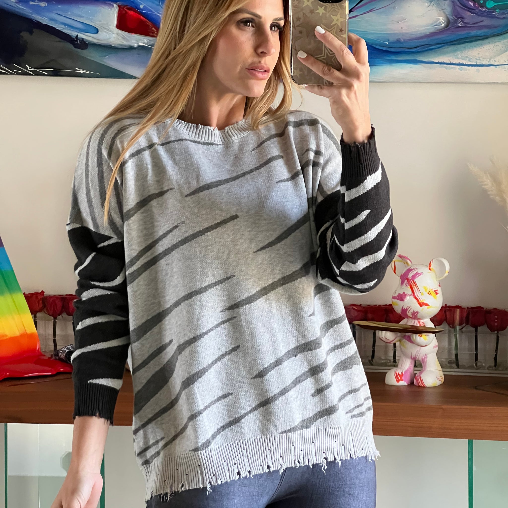 Sweater Zebra