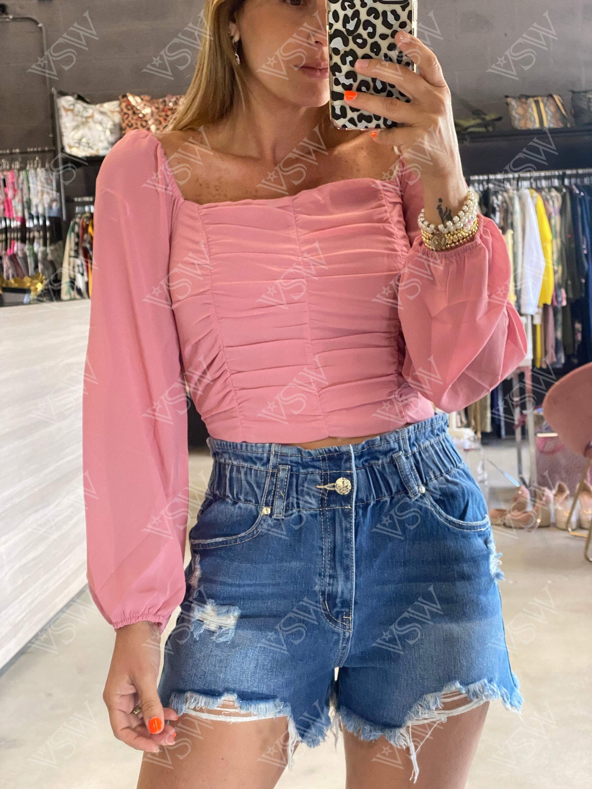 Crop top Valentia - Croptop from [store] by LA - women croptop